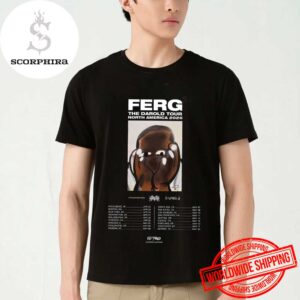 ASAP Ferg North America The DAROLD Tour Dates 2025 Fan Gifts Unisex T-Shirt