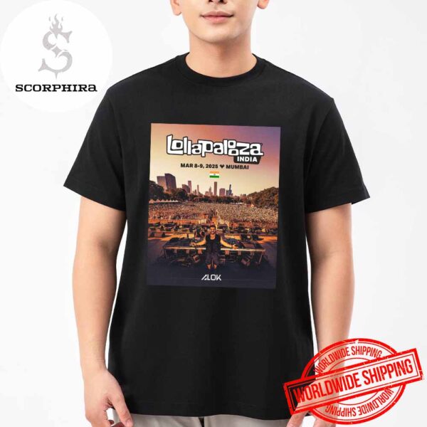 Alok In Lollapalooza India 2025 Fan Gifts Unisex T-Shirt