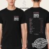 BLACKPINK 2025 World Tour Dates Fan Gifts Unisex T-Shirt