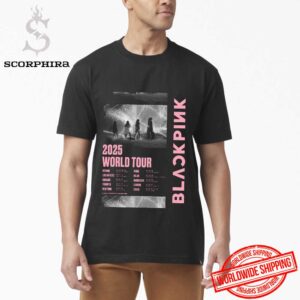 BLACKPINK 2025 World Tour Dates Fan Gifts Unisex T-Shirt