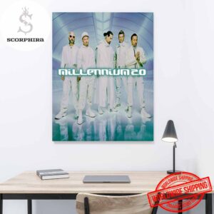 Backstreet Boys Millennium 2.0 Anniversary Album Art Cover Fan Gifts Home Decor Poster Canvas