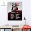 Morrissey 2025 European Tour Dates Fan Gifts Home Decor Poster Canvas