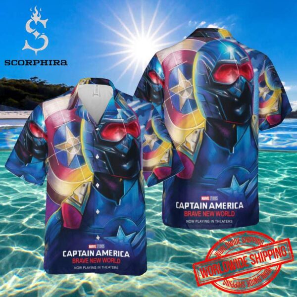 Captain America Brave New World New Design 2025 Trending Summer Hawaiian Shirt