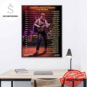 Charles Wesley Godwin Live In 2025 Dates Fan Gifts Home Decor Poster Canvas