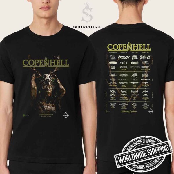 Copenhell Festival 2025 Lineup Fan Gifts Two Sides Unisex T-Shirt