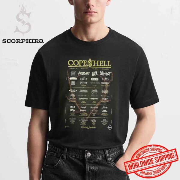 Copenhell Festival 2025 Lineup Fan Gifts Unisex T-Shirt