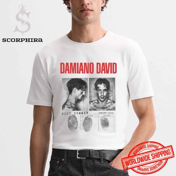 Damiano David NEXT SUMMER New Single Art Cover Fan Gifts Unisex T-Shirt