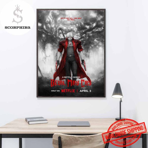 Devil May Cry A Netfix Series Art Cover Fan Gifts Home Decor Poster Canvas