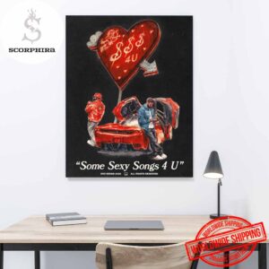 Drake And PARTYNEXTDOOR Some Sexy Songs 4 U Vintage Design Fan Gifts Home Decor Poster Canvas