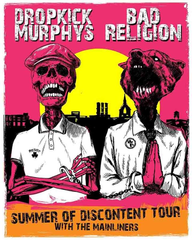 Dropkick Murphys and Bad Religion Summer of Discontent Tour 2025