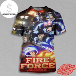 Fire Force Season 3 Artwork Fan Gifts All Over Print Shirt