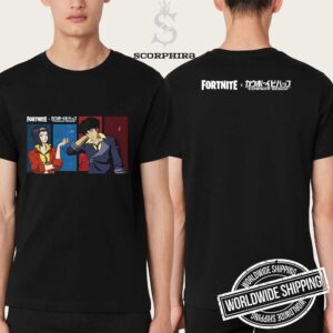 Fortnite X Cowboy Bebop Anime Fan Gifts Unisex T-Shirt