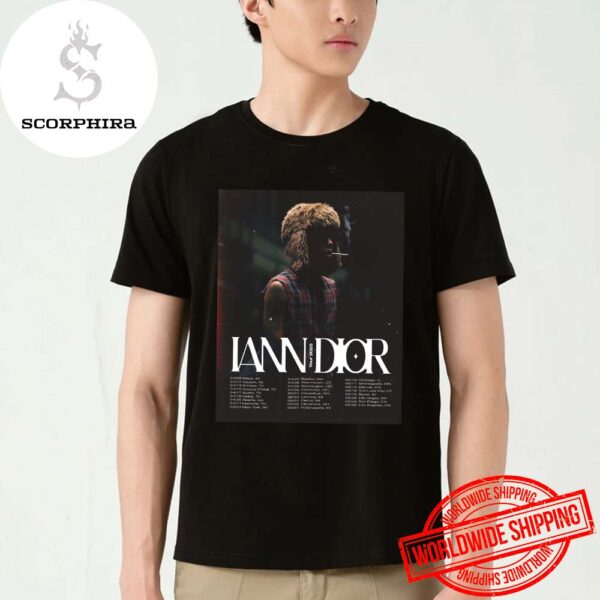 Iann Dior 2025 Tour Dates Fan Gifts Unisex T-Shirt