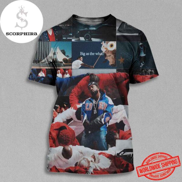 Kendrick Lamar Big As The What At The Super Bowl Fan Gifts All Over Print Shirt