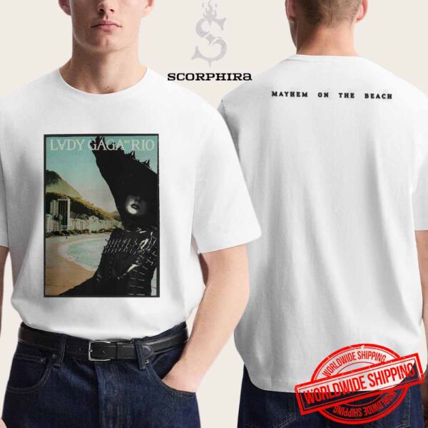 Lady Gaga Concert At Copacabana Beach In Rio de Janeiro 2025 Fan Gifts Two Sides Unisex T-Shirt