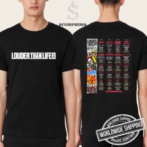 Louder Than Life 2025 Lineup Fan Gifts Two Sides Unisex T-Shirt