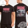 Mayday Parade Three Cheers For 20 Years Australian Tour Dates 2025 Fan Gifts Unisex T-Shirt