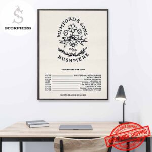 Mumford And Sons Rushmere Tour Before The Tour Fan Gifts Home Decor Poster Canvas