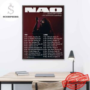 Nao 2025 European and North American Tour Fan Gifts Home Decor Poster Canvas