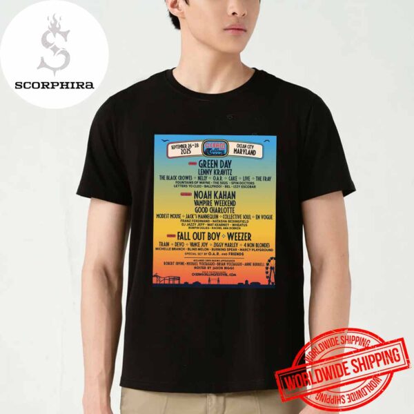 Oceans Calling Festival 2025 Lineup Fan Gifts Unisex T-Shirt