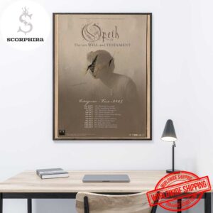 Opeth The Last Will And Testament European Tour 2025 Fan Gifts Home Decor Poster Canvas