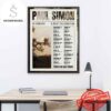 Paul Simon A Quiet Celebration Tour 2025 Fan Gifts Home Decor Poster Canvas