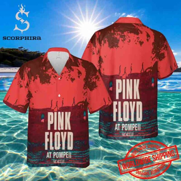 Pink Floyd At Pompeii MCMLXXII 2 Art Cover Fan Gifts Hawaiian Shirt