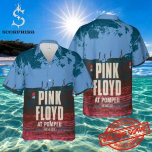 Pink Floyd At Pompeii MCMLXXII Art Cover 2025 Trending Summer Hawaiian Shirt