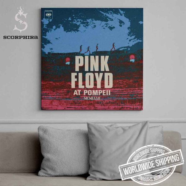 Pink Floyd At Pompeii MCMLXXII Art Cover Fan Gifts Home Decor Poster Canvas