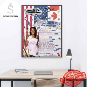 Rachel Chinouriri All I Ever Asked For Was A North American Tour 2025 Fan Gifts Home Decor Poster Canvas