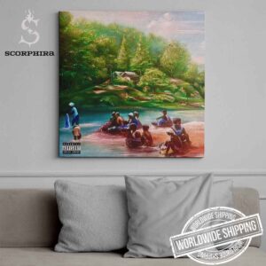 Rich The Kid And Kodak Black Rain Snow New Single Art Cover Fan Gifts Home Decor Poster Canvas