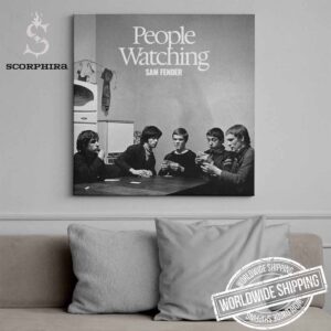 Sam Fender People Watching New Album Art Cover Fan Gifts Home Decor Poster Canvas