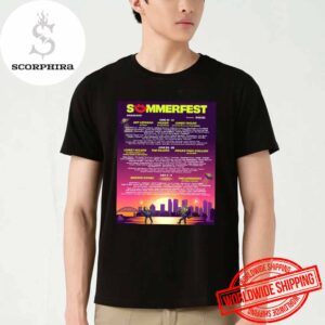 Summerfest 2025 Lineup Fan Gifts Unisex T-Shirt