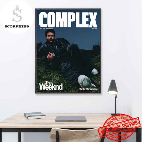 The Weeknd On Complex Cover 2025 The Day After Tomorrow Fan Gifts Home Decor Poster Canvas