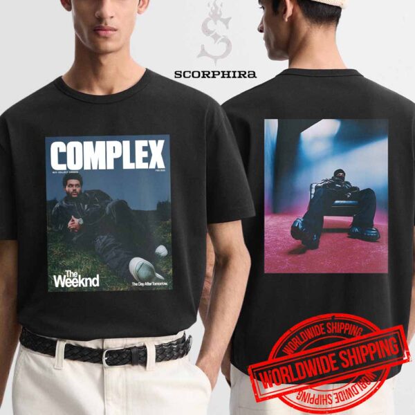 The Weeknd On Complex Cover 2025 The Day After Tomorrow Fan Gifts Two Sides Unisex T-Shirt