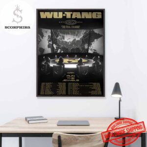 Wu-Tang Forever The Final Chamber Tour Dates 2025 Fan Gifts Home Decor Poster Canvas